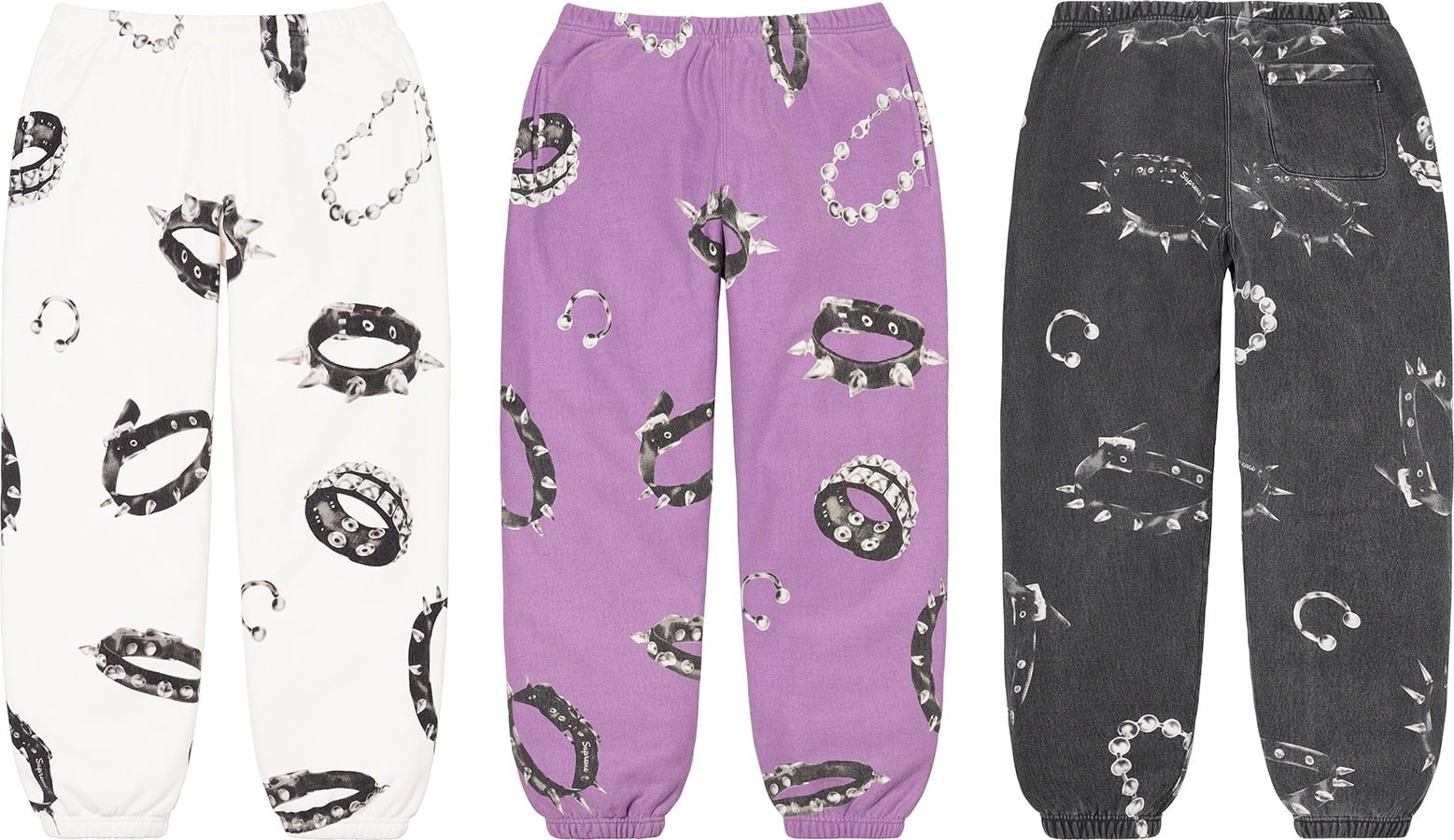 Studded Collars Sweatpant
